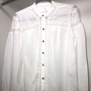 Free People white blouse.